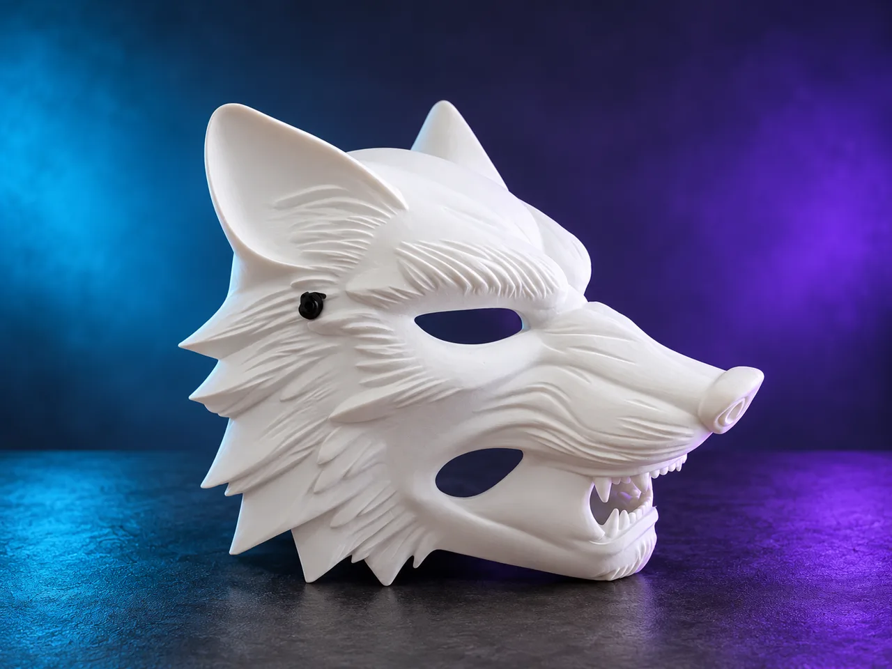 Presentación generada de Máscara de lobo