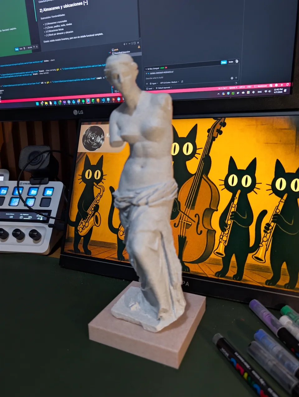 Estatuilla clásica · fotografía real 1